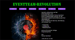 Desktop Screenshot of eventteam-revolution.eu